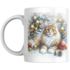 Tass "Maine coon jõulud(oranz)"